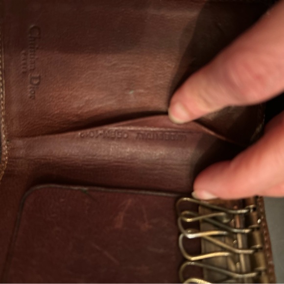 Vintage Dior Black and Brown woman key Wallet - Picture 6 of 8